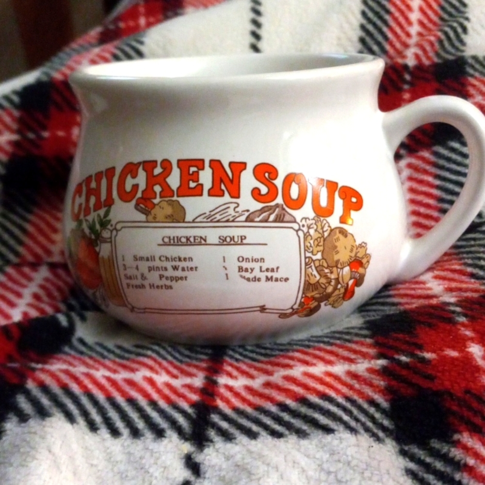 VINTAGE CHICKEN SOUP MUG